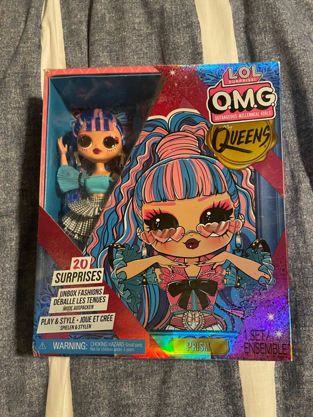 LOL Surprise OMG Queens Prism Fashion Doll with 20 Surprises Style NIB
